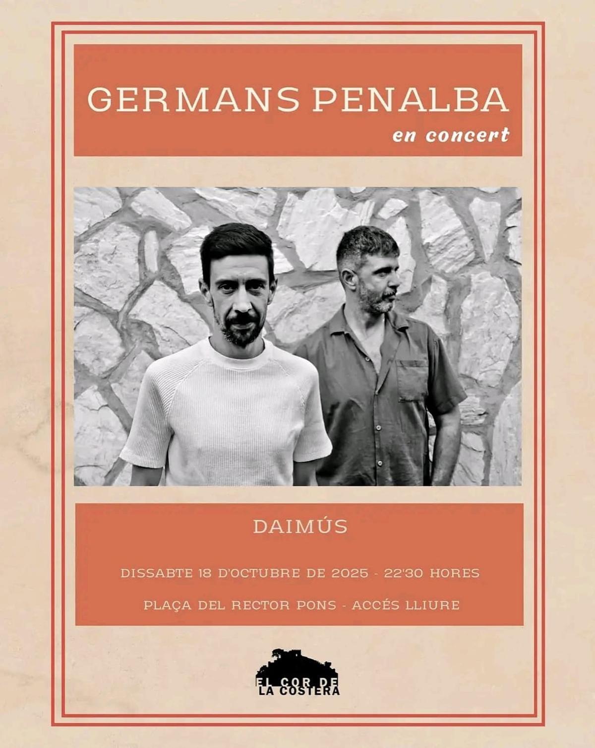 Germans Penalba están anunciados en Daimús