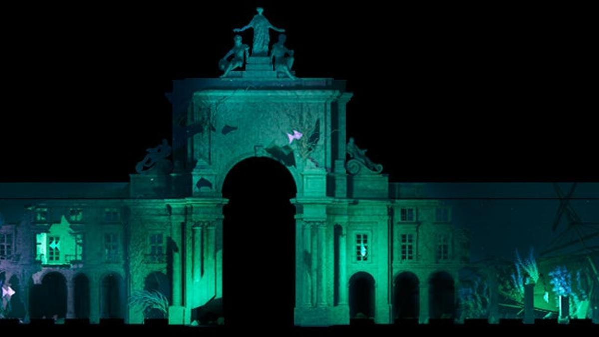 Lisboa muestra sus caras en la Plaza del Comercio