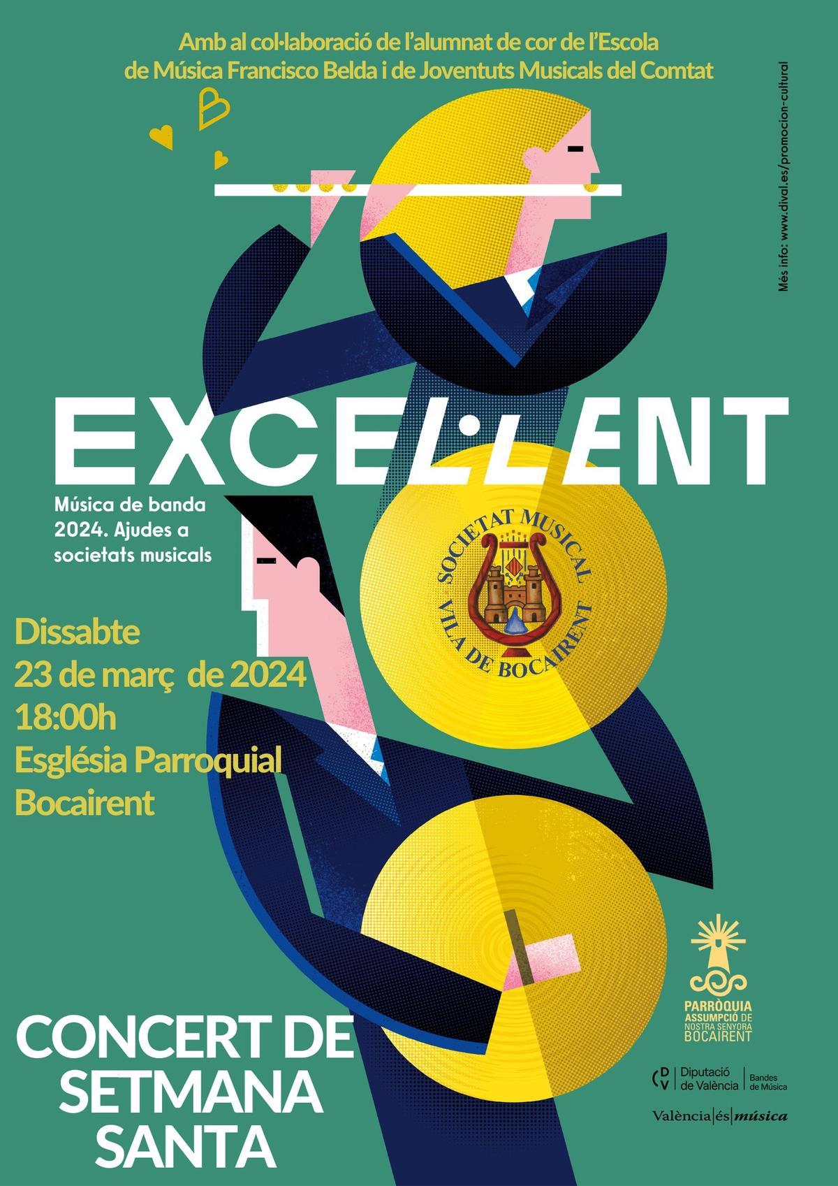 La sociedad musical La Vila de Bocairent anuncia su concierto de Semana Santa