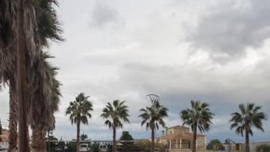 Los campos de San Felipe Neri se inundaron el sábado.