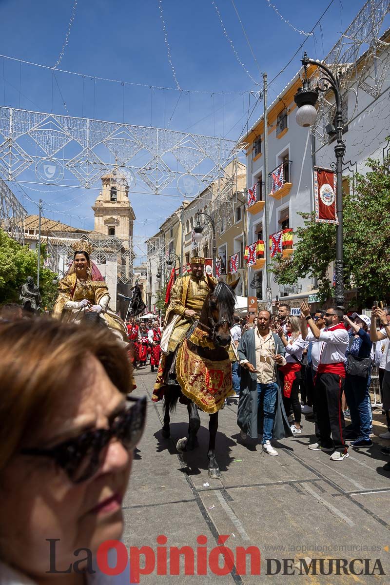 Moros y Cristianos en la mañana del dos de mayo en Caravaca