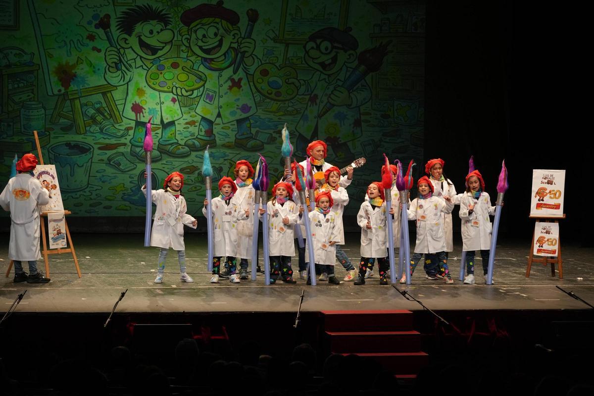 Moralito y la pandilla del pincel, del colegio Luis de Morales.