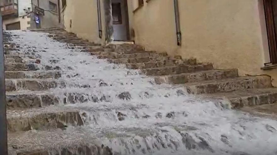 Tormenta en Morella