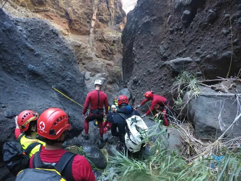 Complicado y peligroso rescate de más de 24 horas