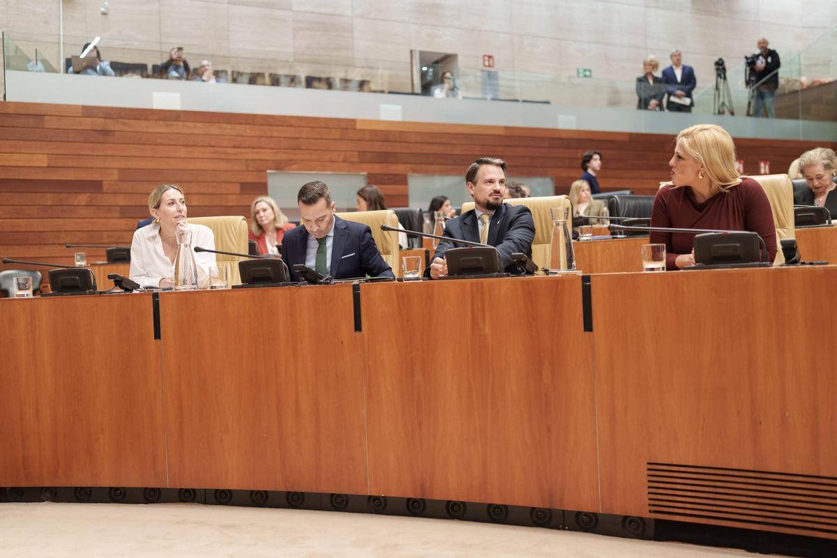 Fotogalería | Primer pleno de la nueva Legislatura en la Asamblea de Extremadura, en imágenes