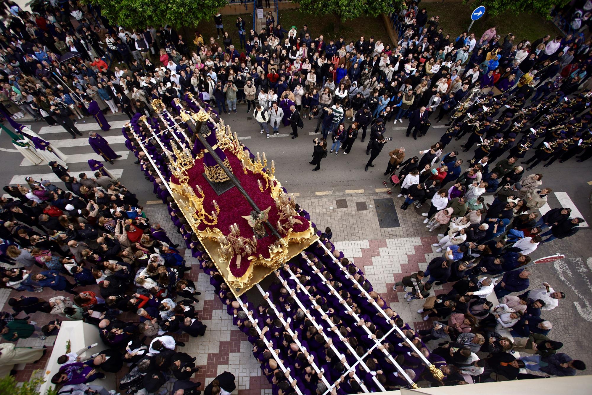 Salida procesional de la Cofradía de Nueva Esperanza, en el Martes Santo de 2024.