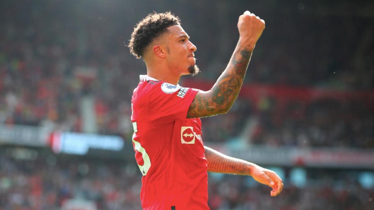 Sheriff - Manchester United: El gol de Jadon Sancho