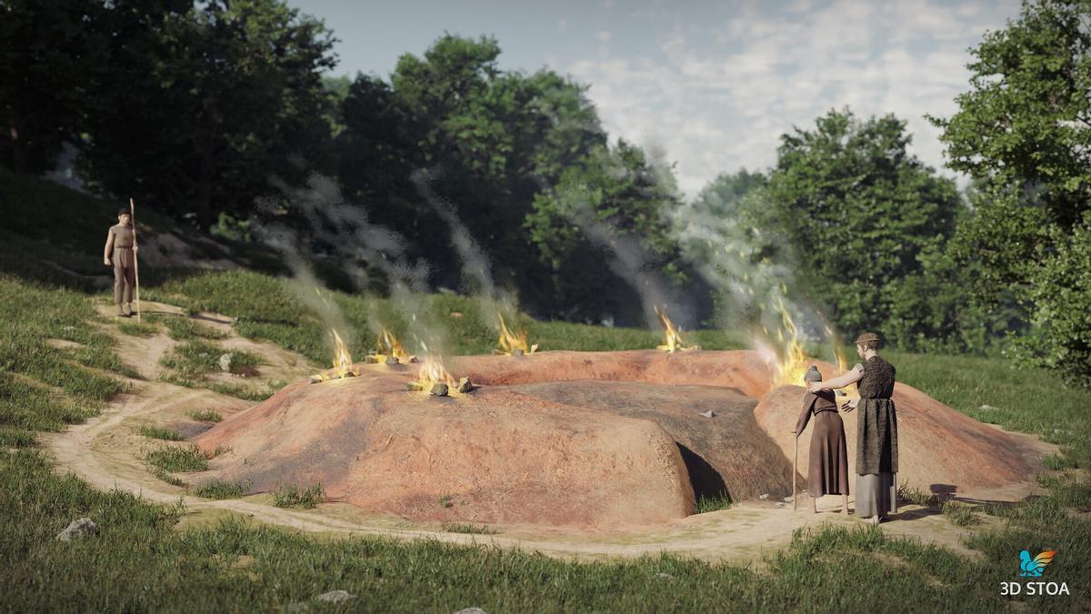 En imágenes: Así fue la evolución histórica del dolmen de La Cobertoria