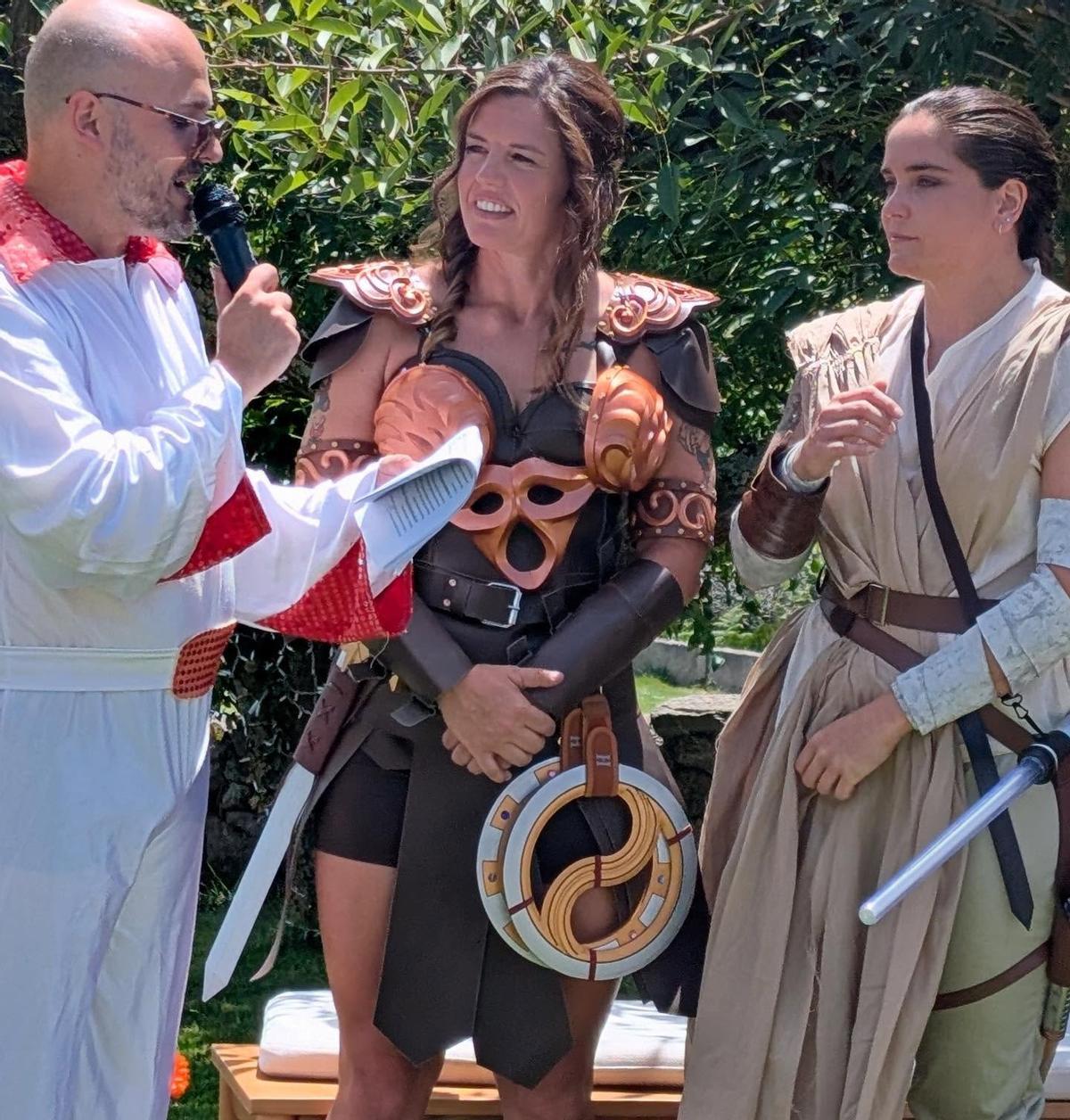 Un enlace nupcial de fantasía solo apto para frikis