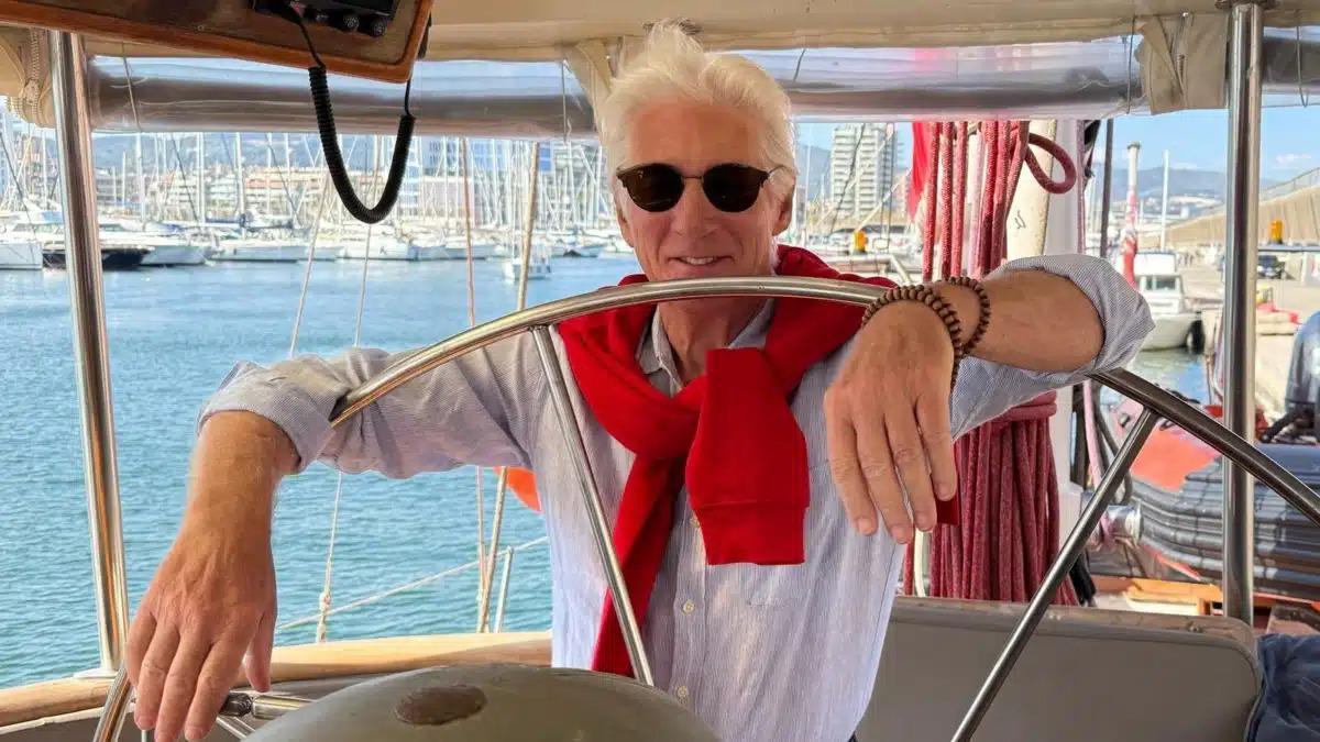 Richard Gere en el barco de Open Arms