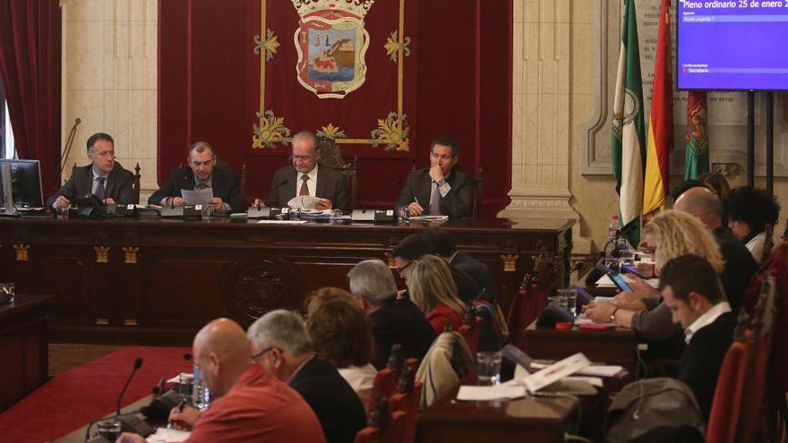 Imagen de un pleno en el Ayuntamiento de la capital.