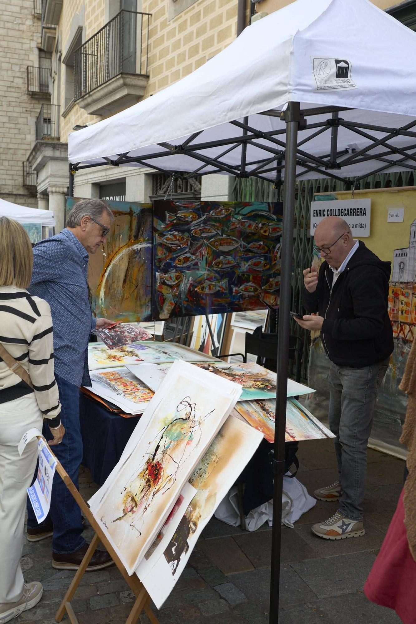 Les fotos de la Fira del dibuix i la pintura de Girona