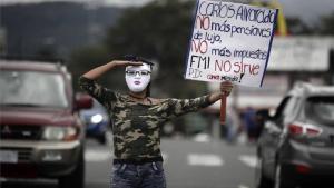 Protestas sociales en Costa Rica.