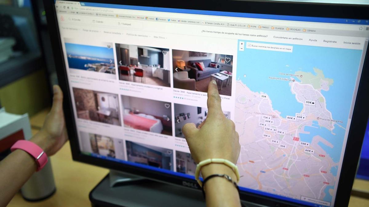 CONSULTA DE UNA WEB DE PISOS TURISTICOS.