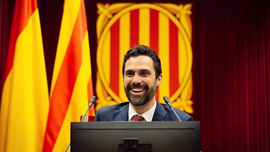 El president del Parlament, Roger Torrent