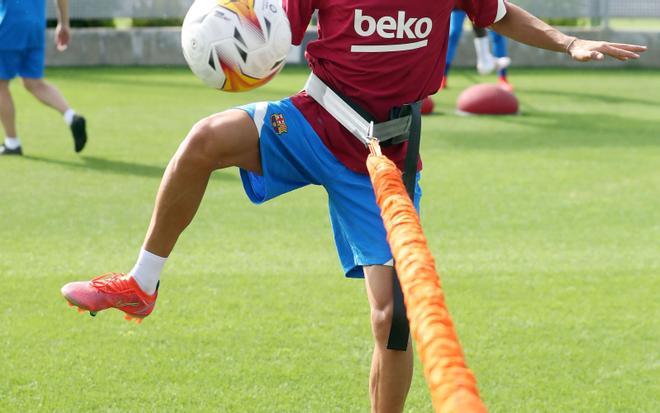 Así fue el primer día de entrenamiento del Barça 2021/2022