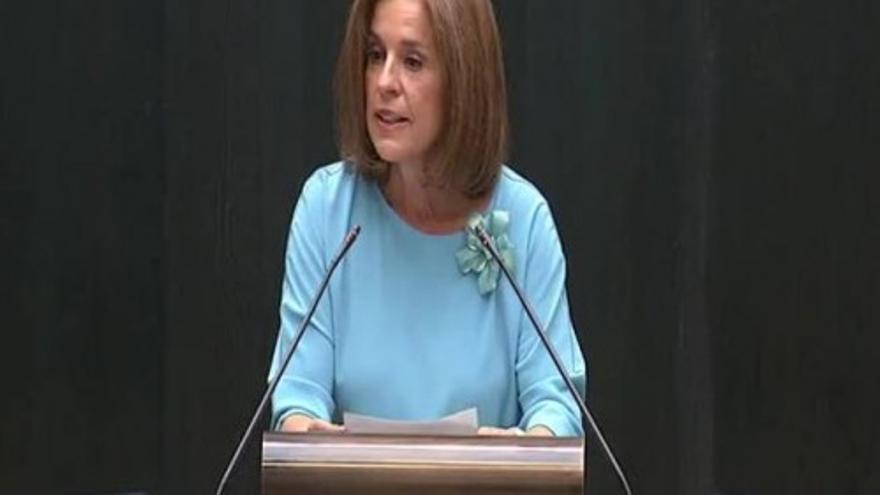 Ana Botella se despide emocionada del Ayuntamiento de Madrid