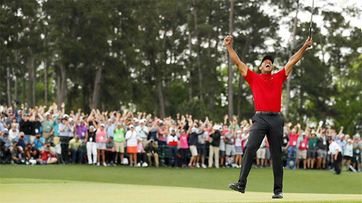 Tiger Woods conquista el Masters de Augusta 14 años después