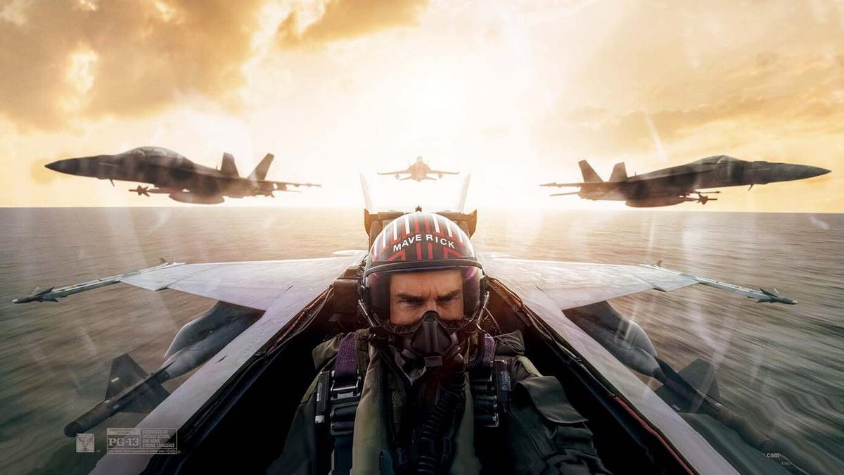 Tom Cruise en una escena promocional de &quot;Top Gun: Maverick&quot;.