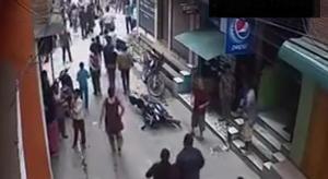 El primer vídeo del terremoto en Nepal este 12 de mayo.