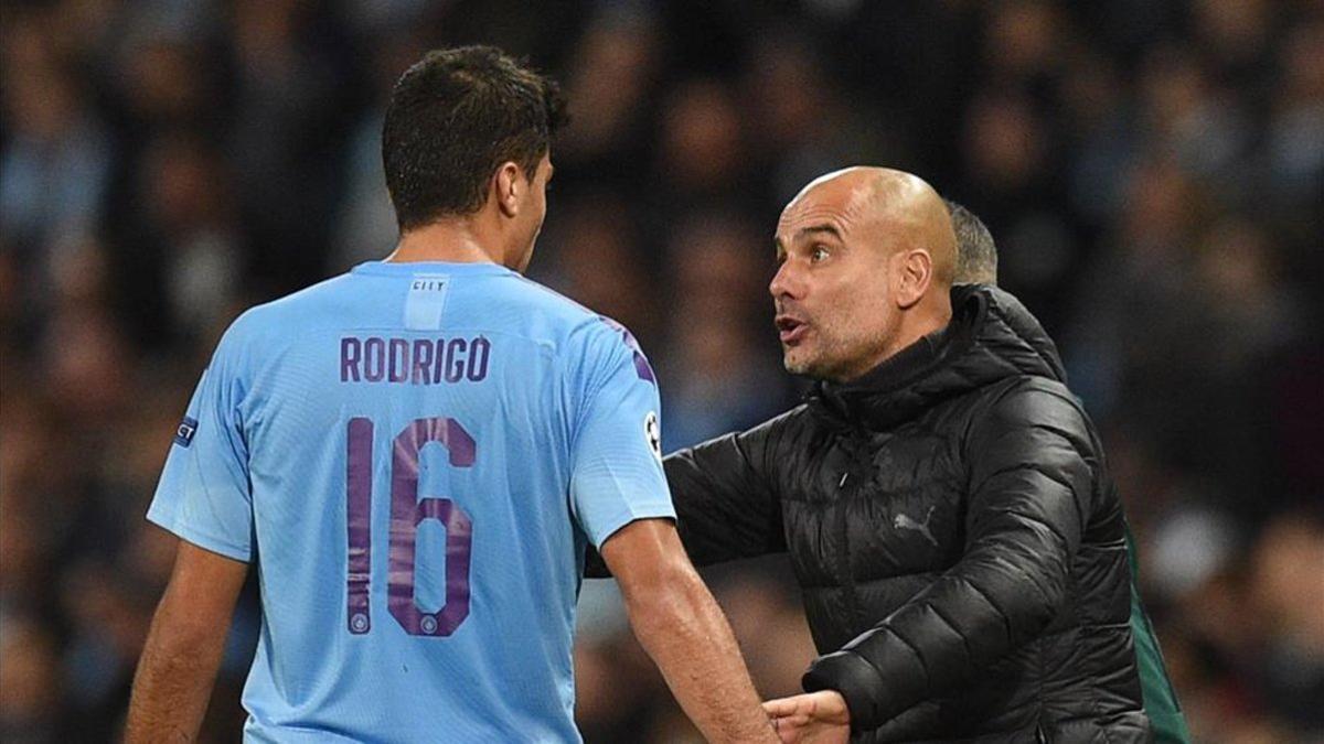 Rodri está encantado de tener a Guardiola de entrenador