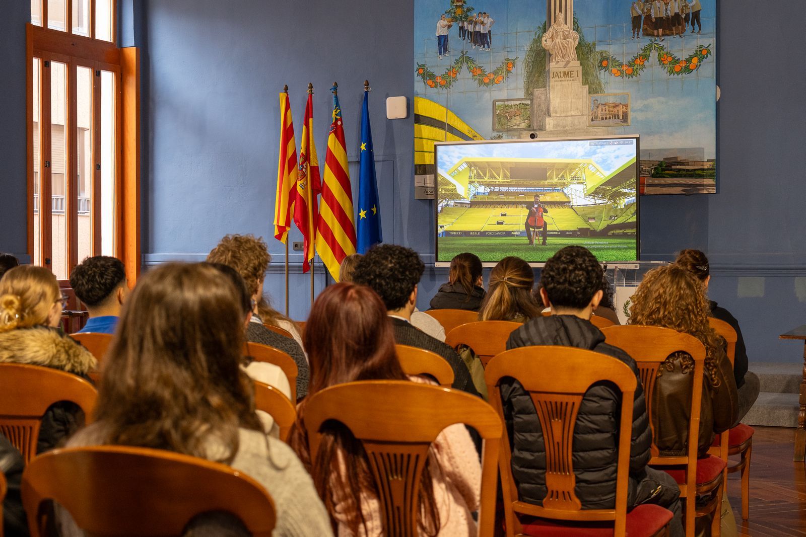 Fotogaleria I L'Ajuntament de Vila-real rep ala participants al concert internacional de corals