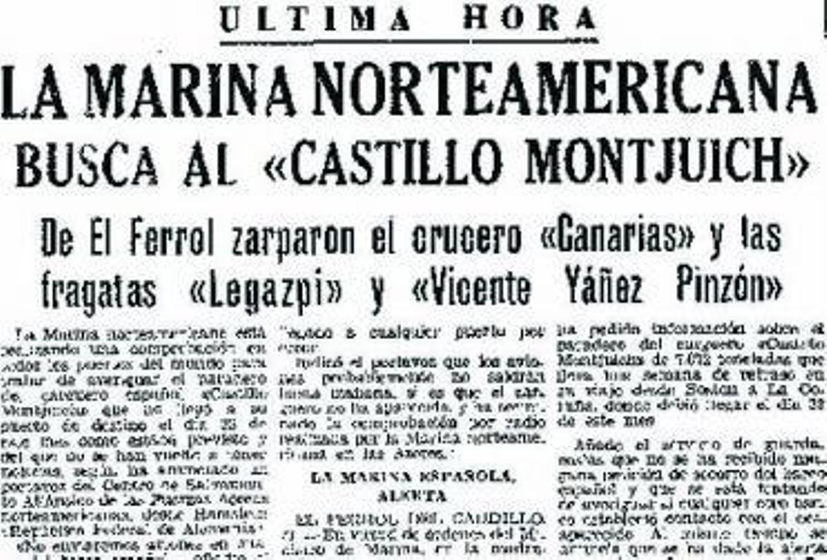 Arousa aún recuerda la misteriosa desaparición del "Castillo de Montjuich"