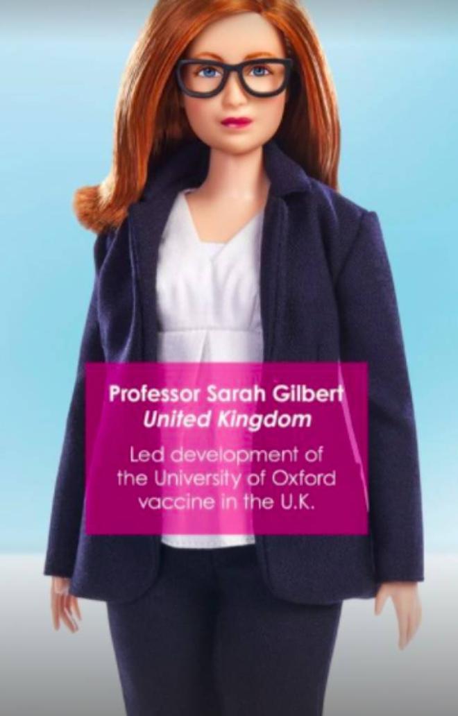 Barbie lanza una muñeca se Sarah Gilbert, creadora de la vacuna AstraZeneca