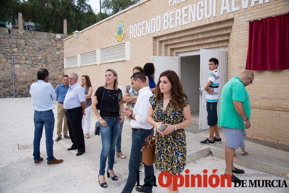 Pabellón dedicado a Rosendo Berengüí en Cehegín