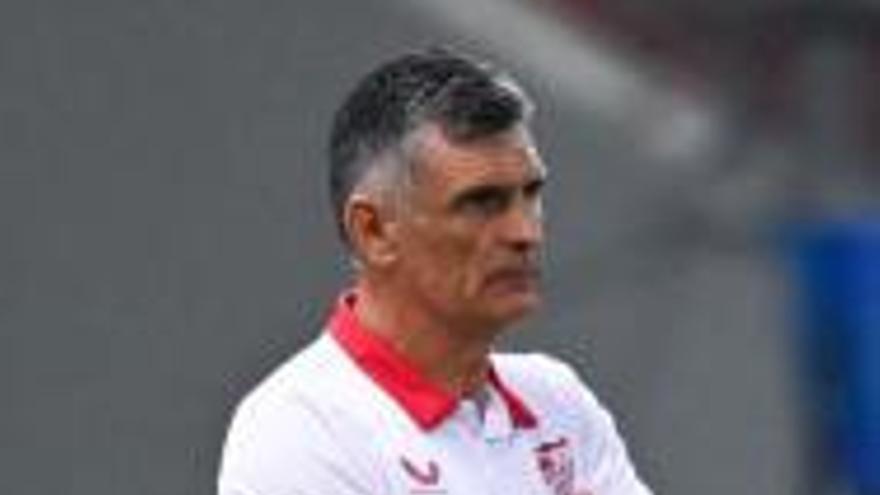 José Luis Mendilibar, entrenador del Sevilla FC.