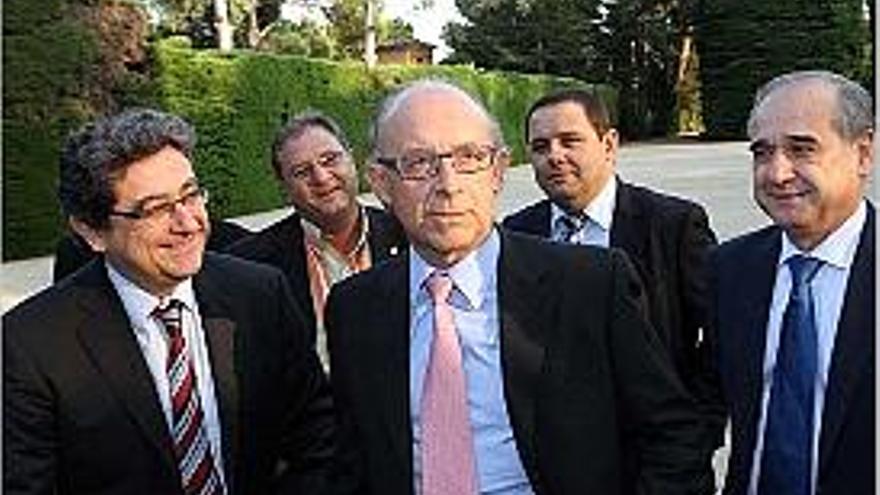 Lloret Montoro (PP) es reuneix amb militants  a Santa Clotilde