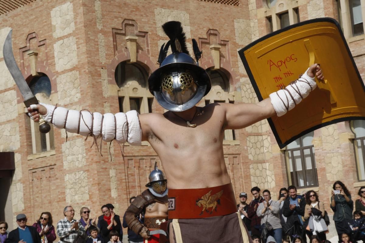 Los gladiadores romanos llegan al Rectorado de la mano de las Kalendas