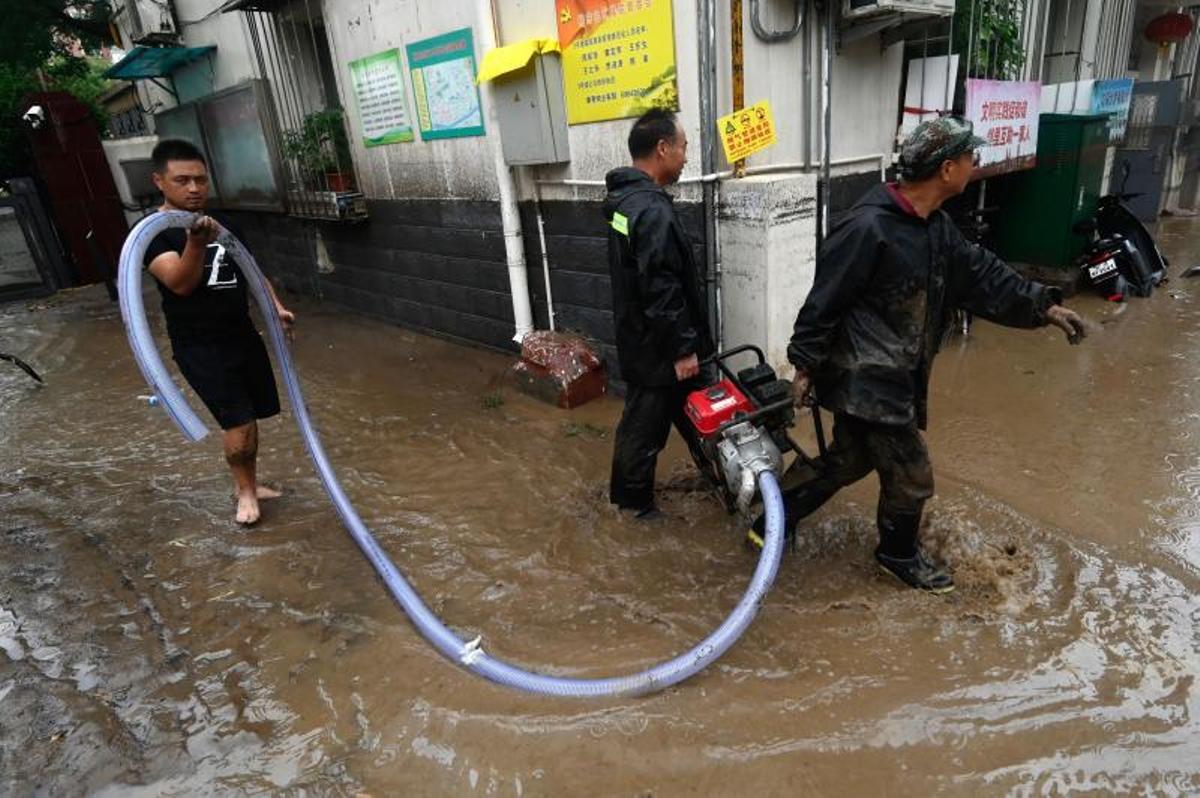 Inundaciones en la China