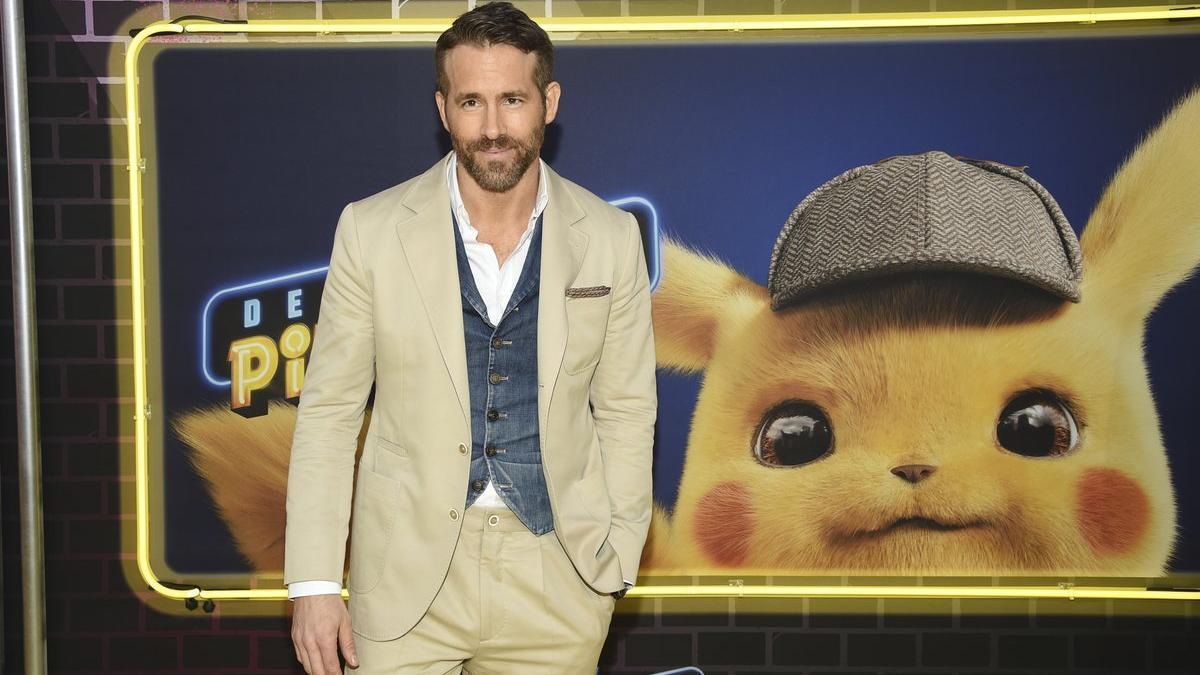 Ryan Reynolds, en la presentación de 'Pokemon: Detective Pikachu', en Times Square, la semana pasada.