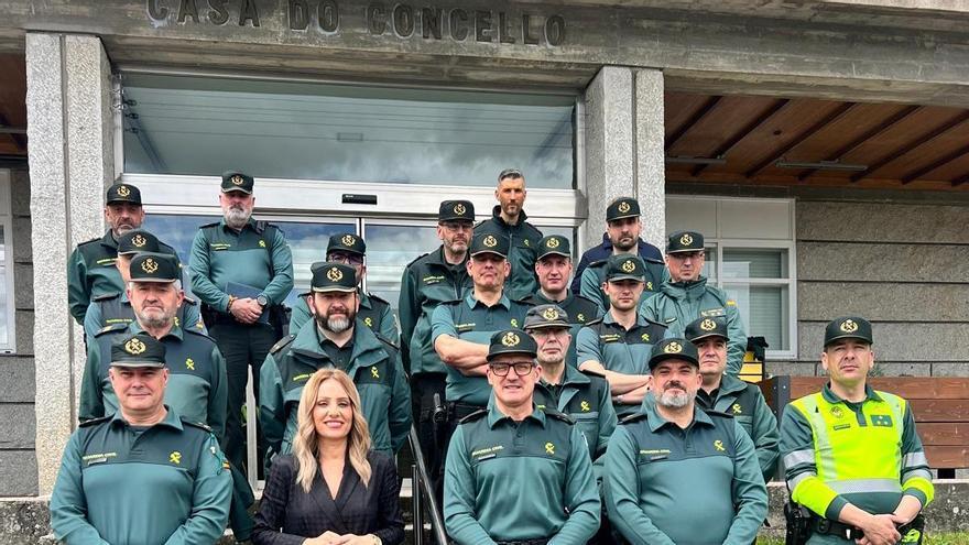 Reunión de los mandos de la Guardia Civil de Ourense