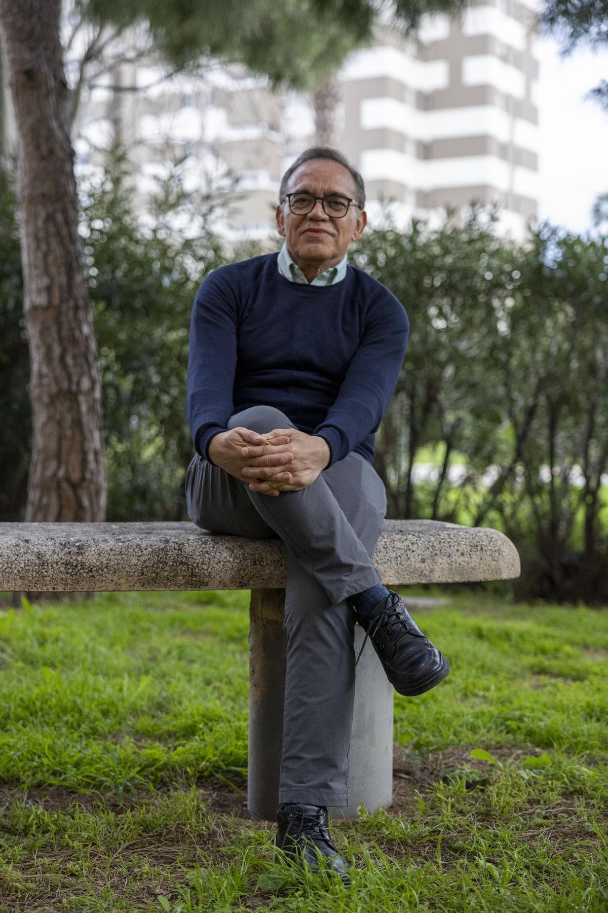 El viceministro guatemalteco de Educación Extraescolar y Alternativa, Carlos Aldana, en este diario.