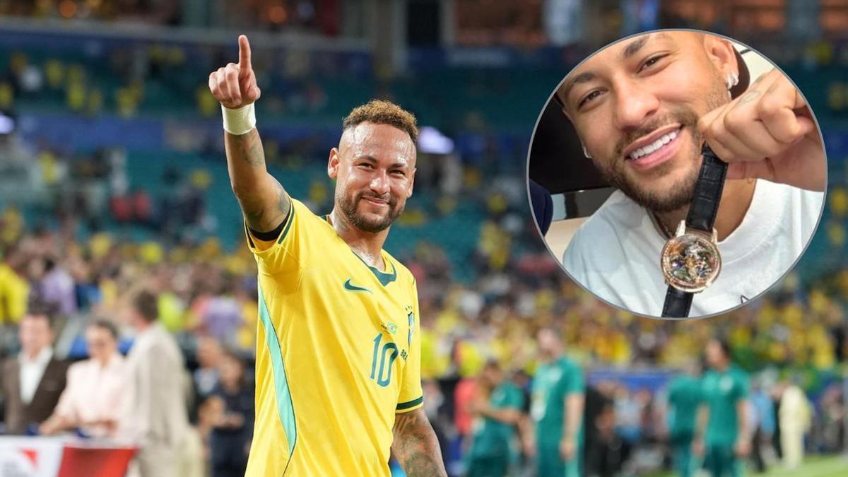 El nuevo antojo de Neymar: un reloj de un millón de dólares en plena Copa del Mundo