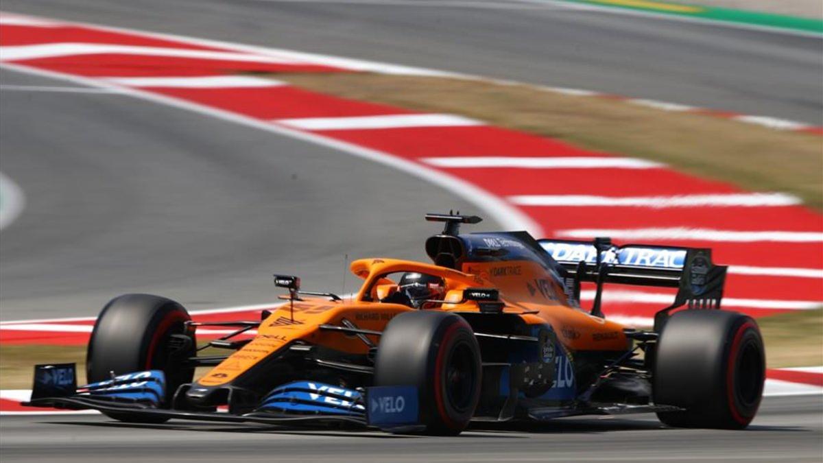 Carlos Sainz durante la sesión de clasificación