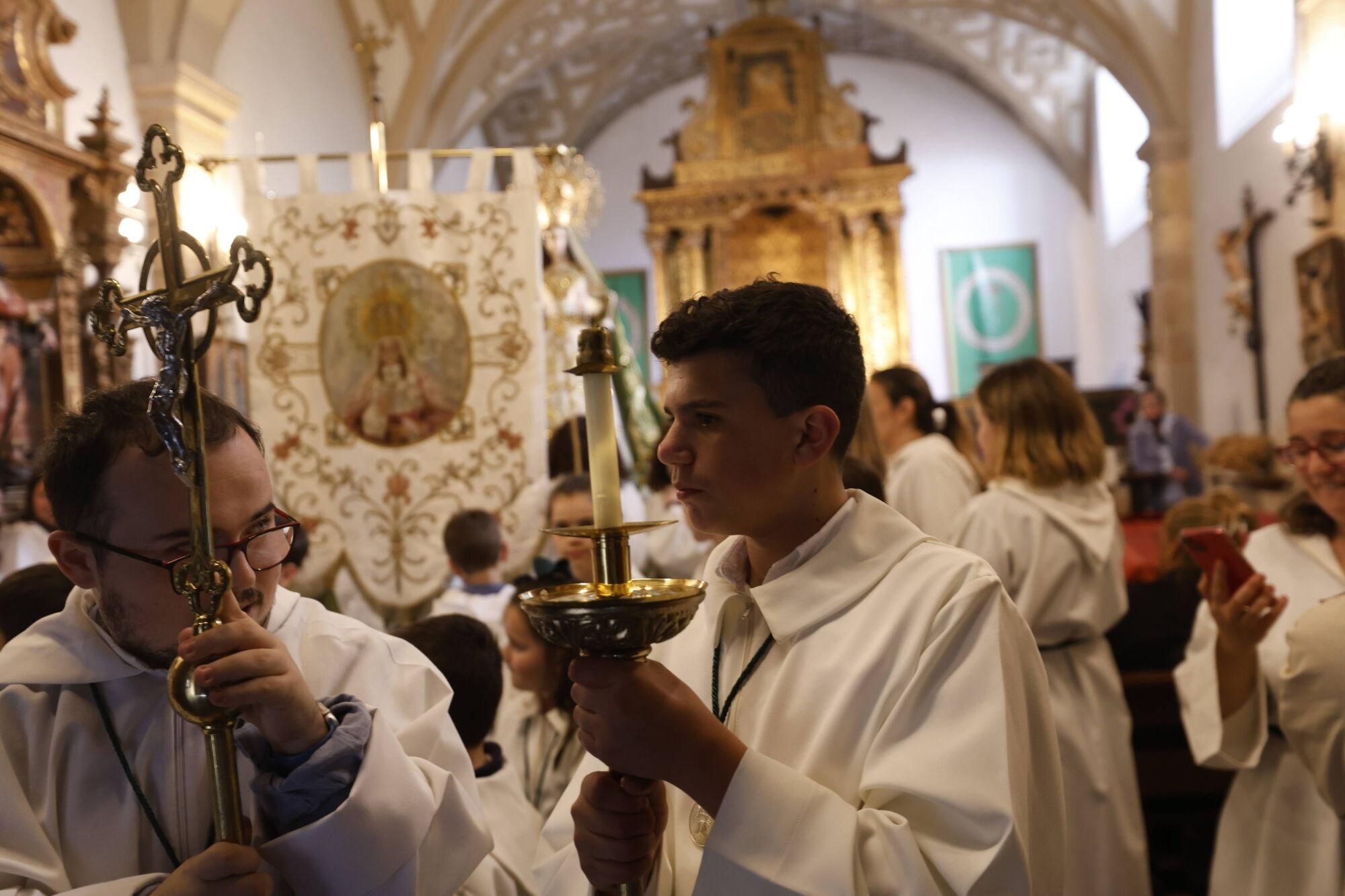 Así fue la procesión de la Esperanza en Oviedo. 