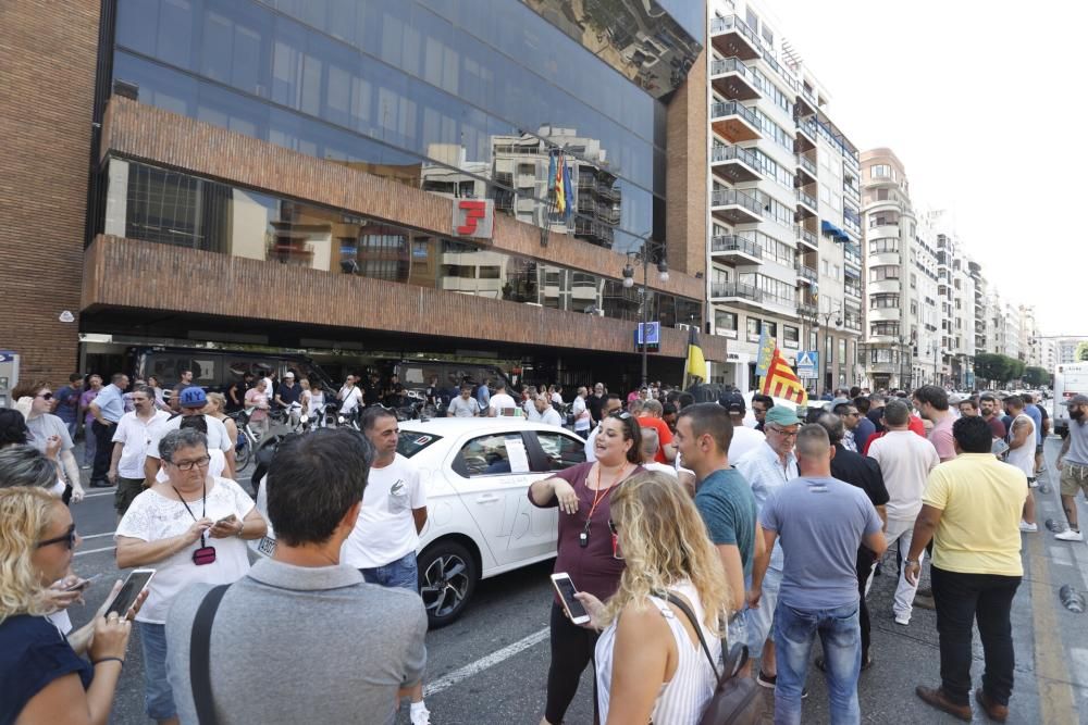 Huelga del taxi en València
