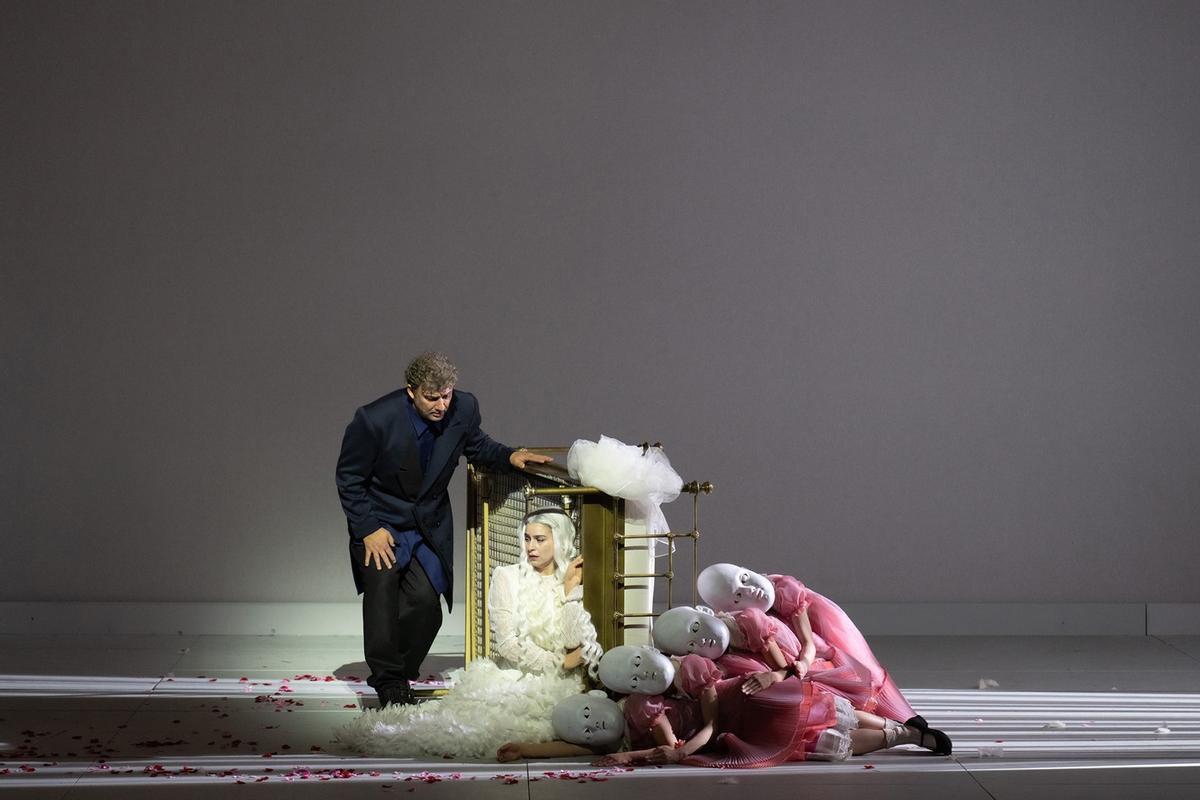 Los protagonistas del montaje Asmil Grigorian (Turandot) y Jonnas Kaufmann (Calf)