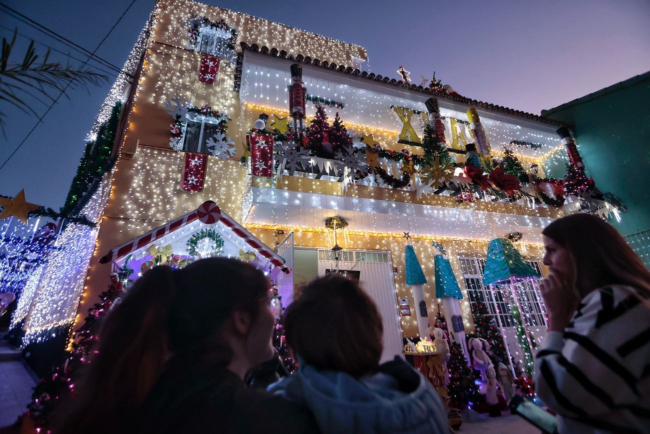 La casa más navideña de Tenerife
