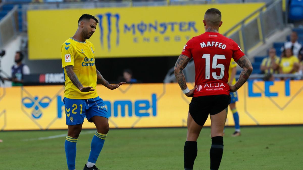 Jonathan Viera, en un partido con la UD Las Palmas