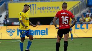 Jonathan Viera, en un partido con la UD Las Palmas