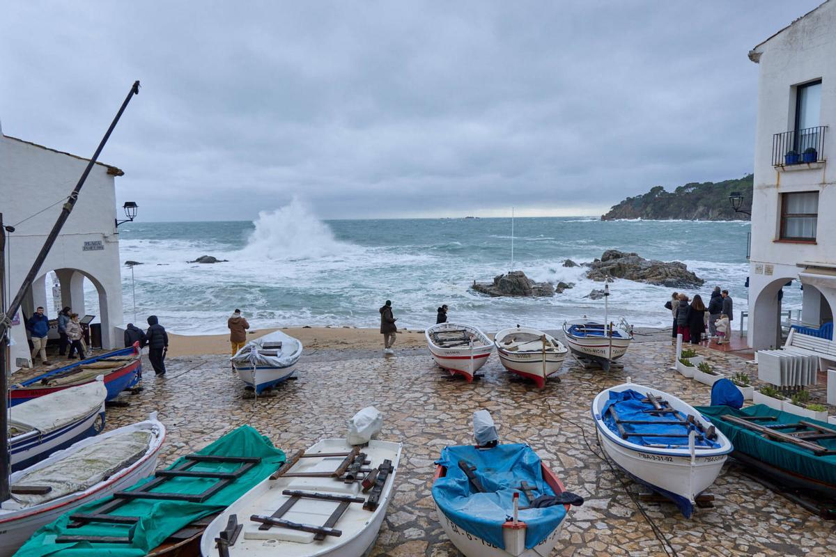 Les imatges del temporal a les comarques gironines