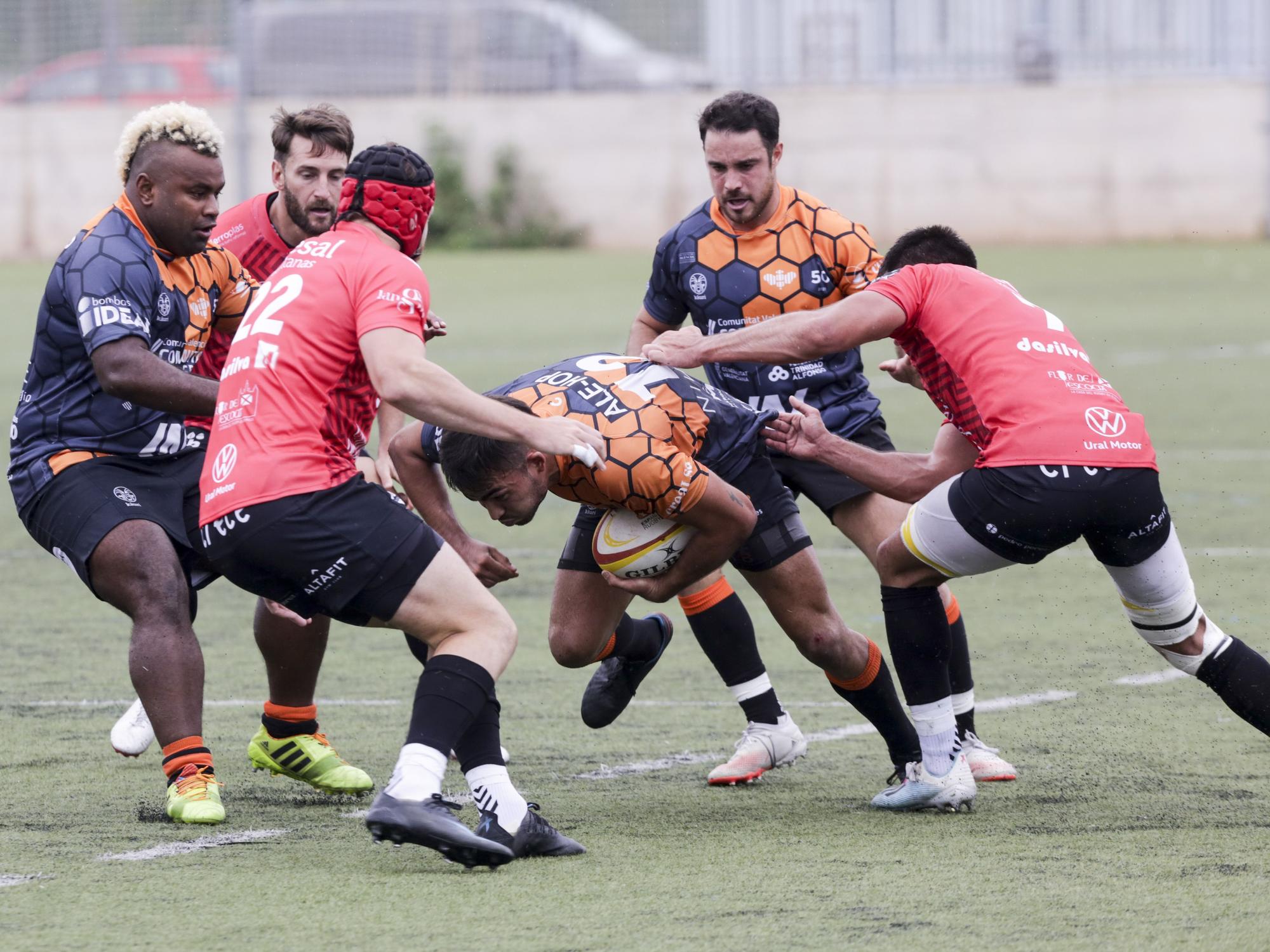 Primera victoria de Les Abelles en División de Honor de rugby 2021-2022 ante Burgos