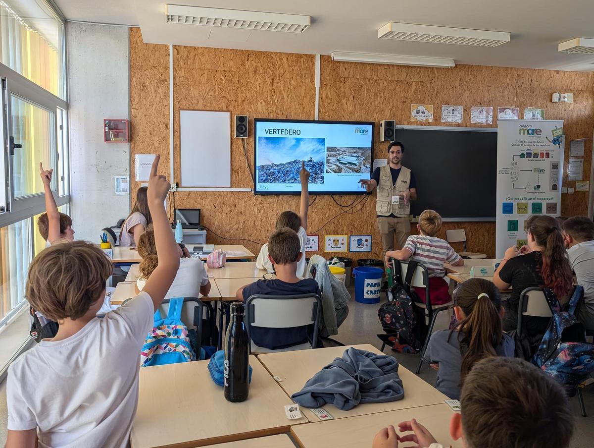 La última acción de educación ambiental desarrollada por Silvoturismo para el Consorcio Mare ha sido la realización de actividades en los 52 centros escolares de su área de gestión.