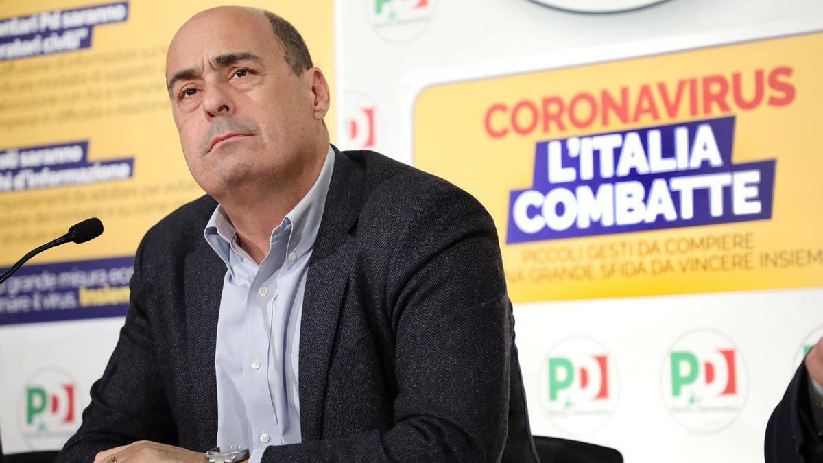 El dimitido líder del Partido Demócrata italiano Nicola Zingaretti.