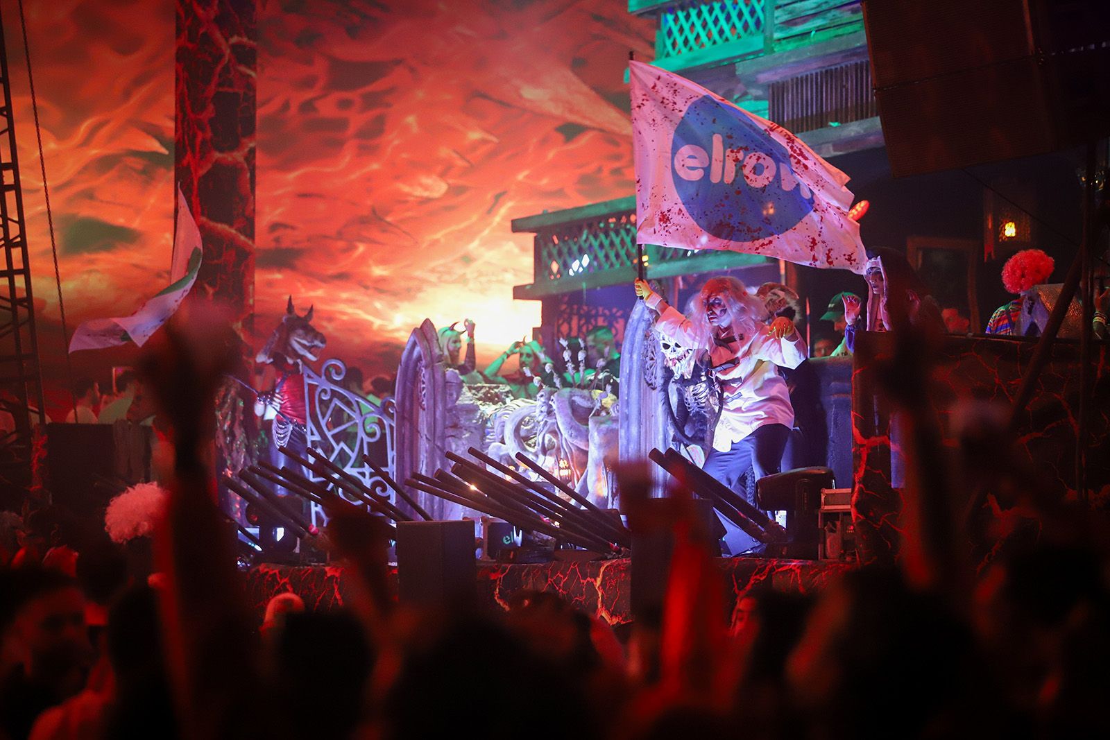 El festival Elrow Halloween de Córdoba en imágenes