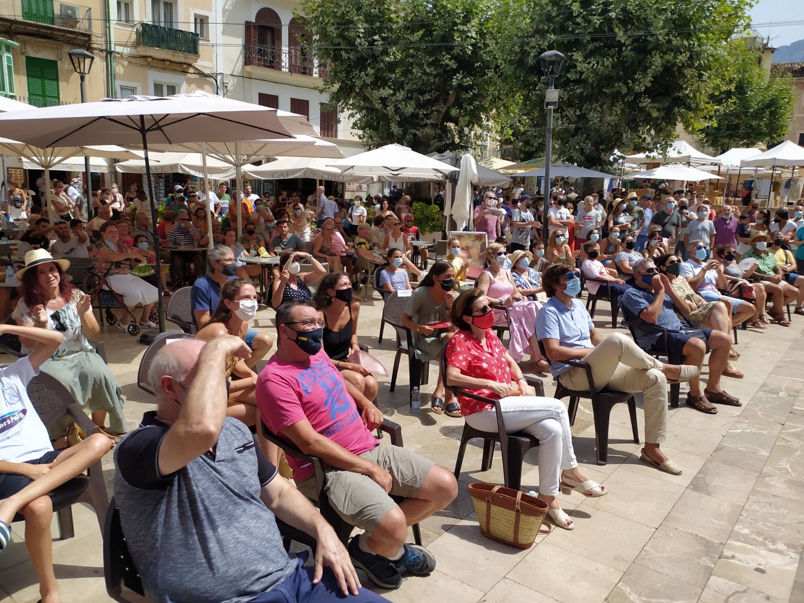 Pantalla gigante en Sóller para ver a Joanllu Pons